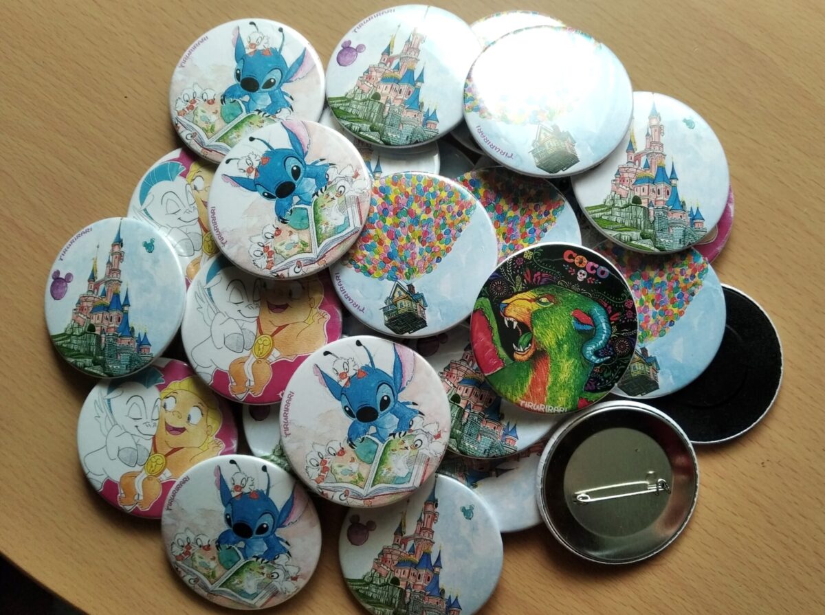 chapas personalizadas diseños disney