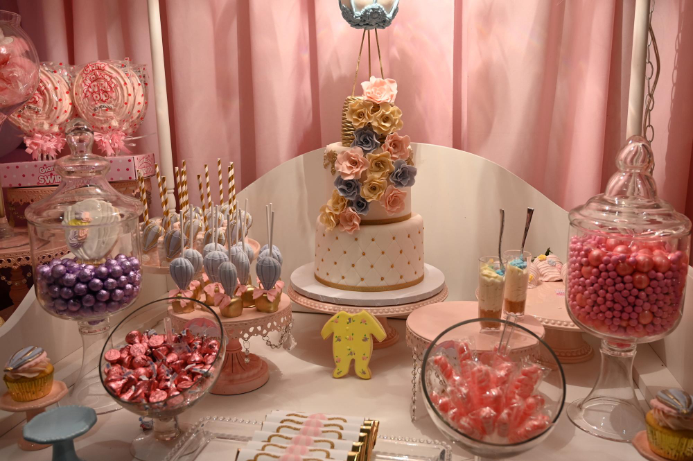 Mesa chuches bautizo Candy bar evento