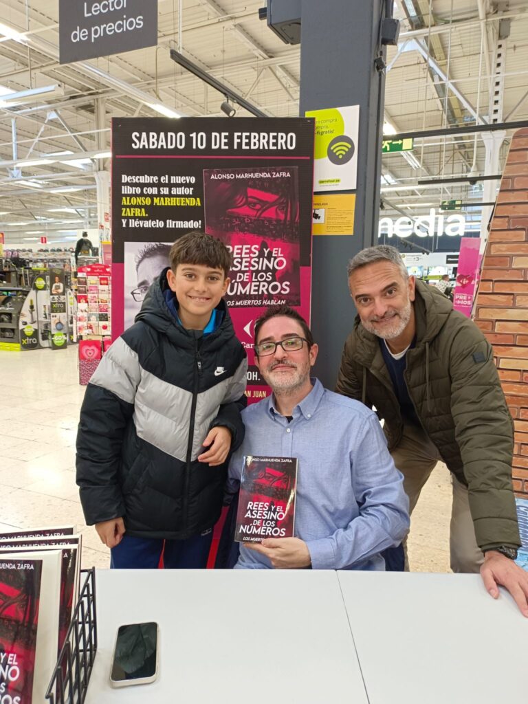Firma de libros Rees y el asesino de los números Libro de Alonso Marhuenda