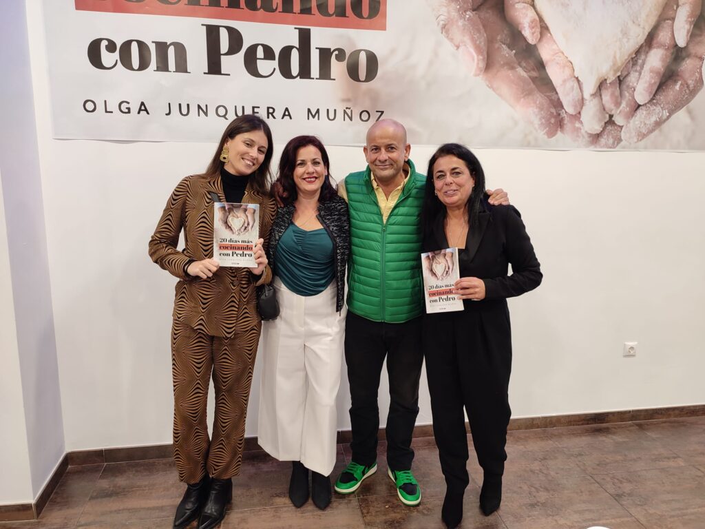 Presentación libro 20 días más cocinando con Pedro Libro de Olga Junquera